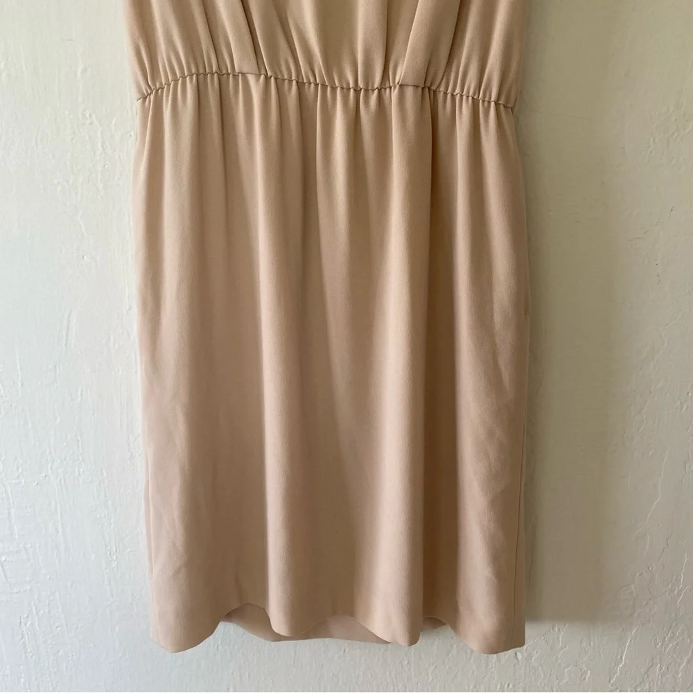 Hanae Mori Alma en Rose Ruched Dress